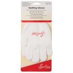 Sew Easy Quilting Gloves – Small to Medium 21.5cm 8.5” Rubberised Grip Reduced Hand Strain Slimline Elastic Fit, Protection from Pins & Needles for Quilting Sewing Dressmaking