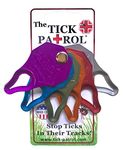 The Tick Patrol Tick Remover Tool Portable 6-Pack - for People & Pets - Simple, Safe, & Convenient Tick Removal Device. Stop Ticks in Their Tracks! (6 Colors)