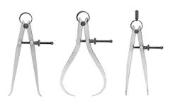 General Tools 45024 3Piece Divider & Caliper Set