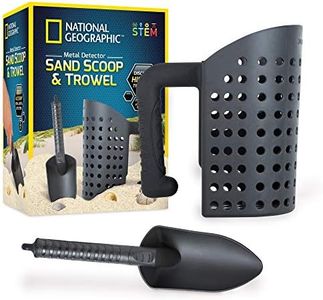 NATIONAL GEOGRAPHIC Metal Detector Accessories – Includes Sand Scoop for Metal Detecting and Metal Detector Shovel, Use as Sand Sifter for The Beach, Metal Detecting Accessories