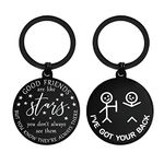 ENGZHI Friendship Keychain Gifts for Women - Good Friends Are Like Starts Gifts - Female Friend Birthday Gifts, Mothers Day