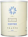 Simply Coffee Frappe Powder, Nut Free & Gluten Free Frappe Powder for Iced Drinks and Iced Coffee (1.75 Kg)