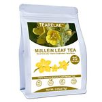 TEARELAE - Mullein Tea Bags For Lungs - 2.65 oz/75g (3g X 25 Bags) - 100% Pure Natural Premium Chinese Mullein Leaf Tea - Non-GMO - Caffeine-free