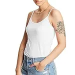 Hanes Stretch Cotton Cami with Buil