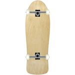 Moose Old School Complete Skateboard (Natural, 10"x30")(OSNAT-1030)