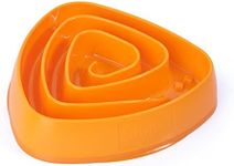 Edupet Slow Feeder, Dog Bowl, Slow Eating, 29,5 cm/11,5 inch, Orange, Medium/Large