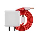 Ultra Fast Type-C Charger for Op-po A74 5G / Op-po A 74 5G Charger Original Adapter Like Wall Charger | Mobile Charger | Qualcomm QC 3.0 Quick Charge Adaptive Fast Charging, Rapid, Dash, VOOC, AFC Charger With 1 Meter Type C USB Data Cable (3.0 Amp, RJ1, Red)