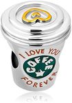 LSxAB Art Coffee Cup Charm for Latt