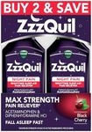 ZzzQuil Liquid Max Strength Pain Re