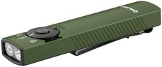 OLIGHT Arkfeld Pro Rechargeable EDC Flat Flashlight with Green Beam, UV and White LED Combo, 1300 Lumens Portable Pocket Lights, Triple Sources for Outdoors Emergency Working (OD-Green CW)