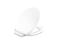 Kohler 26802-0 K-26802-0 Impro ReadyLatch Quiet Close Round Toilet Seat, White