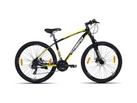 Firefox Bikes Torreto Unisex 27.5 inches Wheel Size, 21 Speed Shimano 17 inches Steel Frame Aluminum Alloy Split Frame Dual Suspension All-Mountain (Black) Over 23 Years