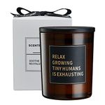 Lavender Scented Candle,Funny Gift for New Mum,Gift for New Mum,Funny Baby Shower,New Parents Gifts for Couples - First Time Mum,Dad Gifts,Gifts for Parents to Be, Brother,Sister,New Mum Gift