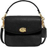 COACH Polished Pebbled Leather Cass