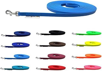 Schleppleine Biothane Hundeleine kleine Hunde 9mm 3m / 5m / 10m / 15m Hundeleine Biothane (3m OHNE Handschlaufe, Hellblau)