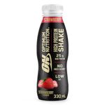 Optimum Nutrition High Protein Shake Bottles, Ready To Drink Healthy Snacks, No added sugars, low fat , Post Workout Snack for Men and Women, Strawberry Flavour, 12x330ml, Packaging may vary