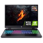 Acer Nitro 16 AN16-42 Gaming Laptop - AMD Ryzen 9 8945HS, 16GB, 512GB SSD, NVIDIA GeForce RTX 4070 8G, 16" WUXGA IPS 180Hz, Windows 11, Black