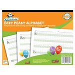 Channie's Easy Peasy Alphabet Handwriting WORKBOOK Combine Both TRACING & Writing. Lots PRACTICES! Most Visual & Simple WORKBOOK ON The Market