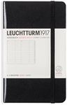 LEUCHTTURM1917 (316927) Address Book Pocket (A6), Hardcover, Black