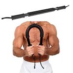 Toriox Power Twister Bar for Chest Arm Upper Body Strength Training Heavy Duty Arm & Chest Builder for Home Travel or Outdoors (40 KG)