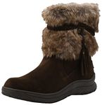 Minnetonka Women's Everett Snow Boot, Chocolate, 3 UK