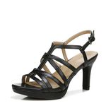 Naturalizer Women's, Baylor Dress Sandal, Black Smooth, 6.5 UK