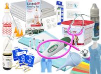 Complete Deluxe Whelping Puppy Kit, Aspirator, Lactol Puppy Milk & Bottle, Whelping Guides, Cord Clamps etc Full Kit