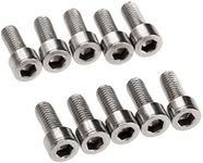 10Pcs Bike Water Bottle Cage Bolts Holder Screws M5 Inner Rack Hexagon Stainless Steel Screws