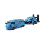 Maisto 1:24 Design Exotic VW Van Samba/Beetle - Blue