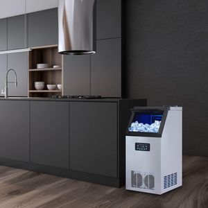 CREWORKS Commercial Ice Maker, 59kg High Capacity