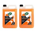 Turtle Wax Big Orange Car Shampoo & Wash 2x5L - Powerful, Fast-Rinsing, Streak-Free Car Cleaning Formula with Pleasant Orange Fragrance, Removes Dirt, Road Grime & Stains, Leaves Glossy Showroom Shine