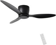 Duclsaty Ceiling Fan No Light with 