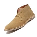 LOUIS STITCH Chukka Boots Men| Suede Leather Boots for Men| Handcrafted Ankle Boot for Men| Formal Office & Business Wear Shoes | Stitch Down Desert Boots | Size-UK08 Oyester Cream (SDSUCKPLCM)