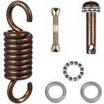 Cabilock 1 Set Hammock Hanging Kit Heavy Duty Swing Spring Hooks Hammock Chair Hardware Set Spring Swing Hook Suspension Hooks with Bolts for Hammock Swing Hanging Chairs Sandbag