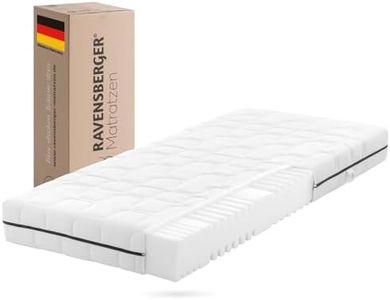 RAVENSBERGER Comfortmatratze Ravo-PUR - Härtegrad H3, mittel - 180 x 200 cm, Höhe 19 cm - orthopädische 7-Zonen Matratze mit RAVOTEX Funktions-Bezug, allergikerfreundlich