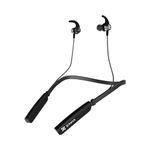 Zavia Punch501 Bluetooth 5.0 in-Ear Wireless Headphones with 25Hrs Playtime, Voice Assistance, Dual Pairing, Powerful Bass Drivers, Adjustable Clip and Sweat Resistant Neckband (Black)