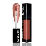 Revlon Liquid Lipstick, Face Makeup, ColorStay Satin Ink, Longwear Rich Lip Colors, Formulated with Black Currant Seed Oil, 001 Your Go-To, 0.17 Fl Oz