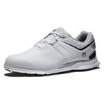 FootJoy Men's Pro|sl Carbon Golf Shoe, White/Black, 9