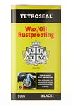 Tetroseal Wax/Oil Car Rustproofing, Black, 5 Litres