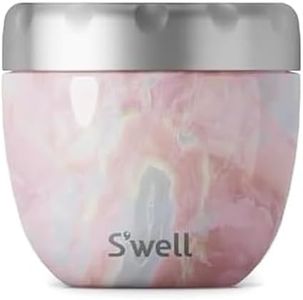S'well Stainless Steel Food Bowls – 21.5oz - Geode Rose Eats - Triple-Layered Vacuum-Insulated Containers Keeps Food Cold for 11 Hours and Hot for 7 - Condensation-Free, Leak-Free, and Dishwasher-Safe
