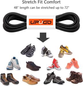 UpUGo Elastic No Tie Shoe Laces – Stretch Lock Shoelaces for Adults & Kids