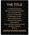 The Title - United States Marine Pa