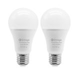 Etrogo Motion Sensor LED Light Bulb E26 12 Watt 1100Lm Warm White 3000K with Radar Motion Detector and Twilight Sensor (2 Sets)