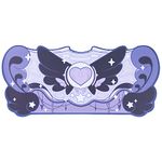 GeekShare Large Gaming Mouse Pad Dark Purple Non-Slip Rubber Back Mouse Pad Big Desk Mat for Keyboard and Mouse,Perfect for Gaming or Home Office Work - Star Wings Dark Version