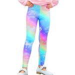 Sylfairy Girl Unicorn Leggings Kid Rainbow Legging Tights Trousers Slim Long Pants