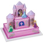 Decopac Disney Princess Happily Ever After Signature DecoSet Cake Topper, 4.8" L x 2.5" W x 6" H, Pink