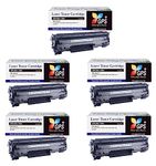 GPS Colour Your Dreams 88A for HP CC388A Toner Cartridge for HP Laserjet P1007, P1008,M1213nf, M1136MFP, M126nw MFP, M1218nfs, M128fw MFP, M128fn MFP, M226dw, M226dn (88A-5Pcs)