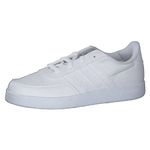 adidas Breaknet Lifestyle Court Lace Sneakers, Ftwr White/Ftwr White/Grey One, 10