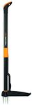 Fiskars Xact Weed Puller, Length: 1 m, Stainless Steel Handle/Plastic Handle, Black/Orange, 1020126