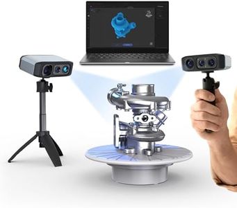 3DMakerpro 3D Scanner for 3D Printing, Handheld 3D Model Scanners with 0.05mm High Detailed Precision, Intelligent Pre and Post Data Processing, Compatible with Windows/MacOS, Moose (Advanced)